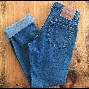 Vintage 505 high rise Levi’s